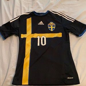 Zlatan Ibrahimovic Sweden 2014 Away Jersey